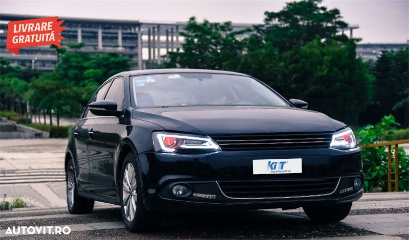 Faruri LED DRL VW Jetta Mk6 VI Non GLI (2011-2017) Semnal Dinamic Secvential Demon- livrare gratuita - 18