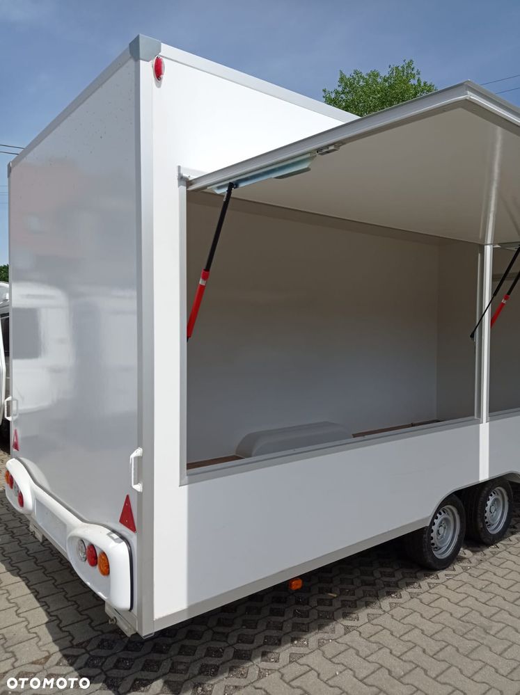 Niewiadów DOSTAWA! H20521HT Przyczepa HANDLOWA gastronomiczna 520x203x230! 2 klapy sprzedażowe, ściany z LAMINATU! DMC 2000kg - 4