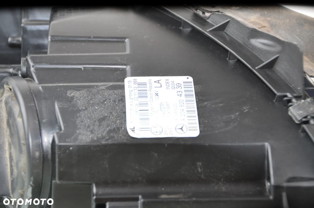 MERCEDES C-KLASA W204 LIFT XENON A2048204339 LEWA Przedni Oryginał - 8