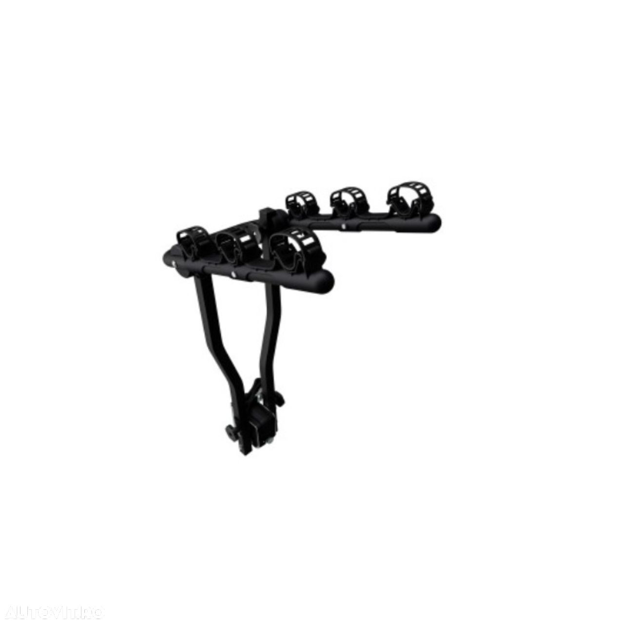 Suport 3 biciclete Peruzzo Arezzo 667/3N cu prindere pe carligul de remorcare, Negru - 1