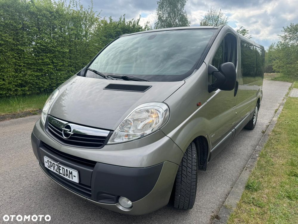 Opel VIVARO L2H1 Długi Klima Elektryka Skóry Dubel Kabina 6os Brygadówka Hak - 29