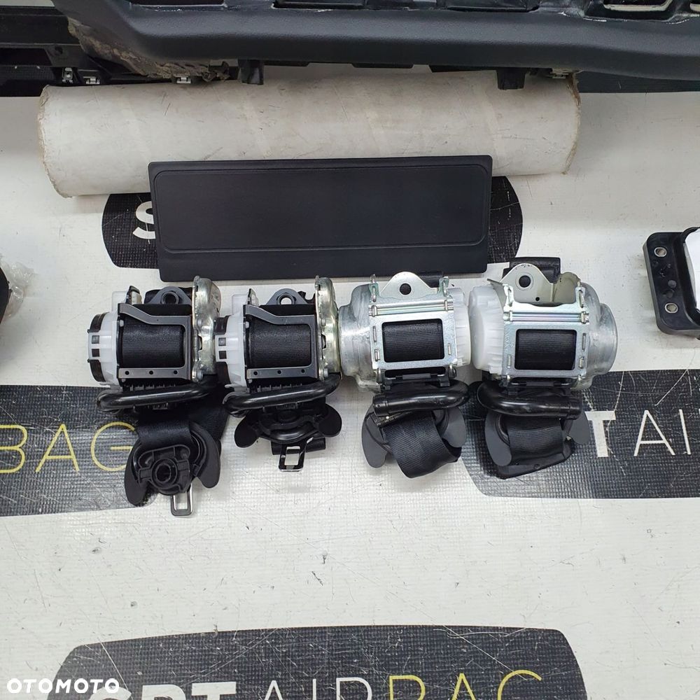SKODA KODIAQ LIFT DESKA ROZDZIELCZA KONSOLA KOKPIT PULPIT PODUSZKI AIRBAG AIR BAG PASY KIT SET - 8