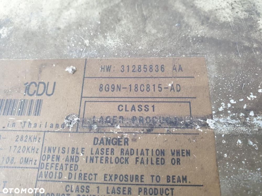 RADIO CD VOLVO XC60 31285836AA - 3