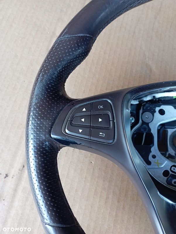 MERCEDES GLE W166 W292 KIEROWNICA MULTIFUNKCJA SKÓRA ŁOPATKI EU A0004605403 - 7