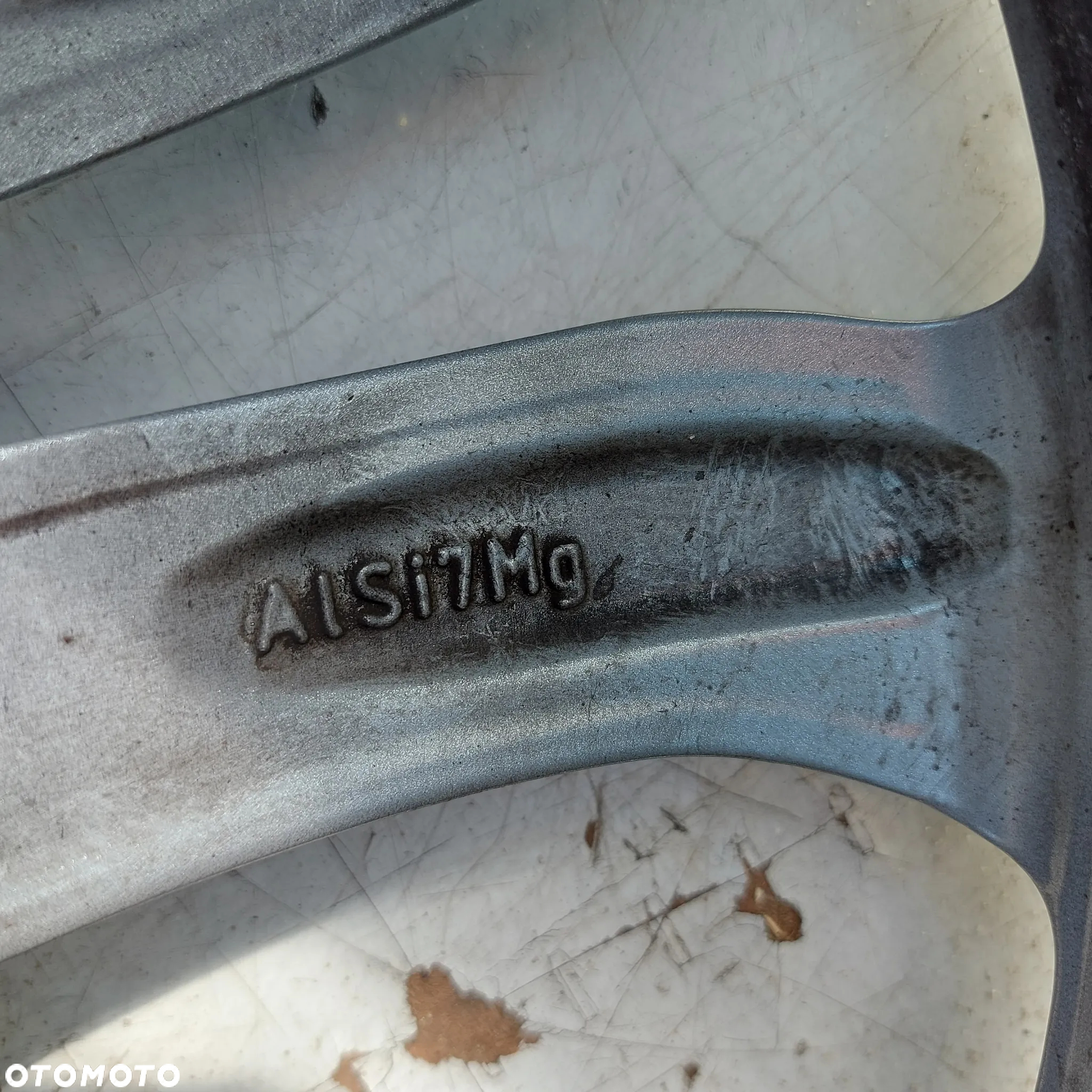 FELGA 17 ALUMINIOWA MERCEDES C W205 ORYGINAL DEMONTAZ 2054010200 7JX17 H2 ET 48.5 - 7