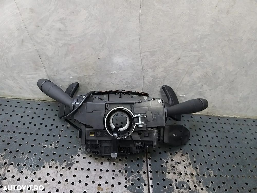 Bloc manete semnalizare stergator parbriz tempomat spirala volan cu padele citroen c5 aircross 1011599306 - 3