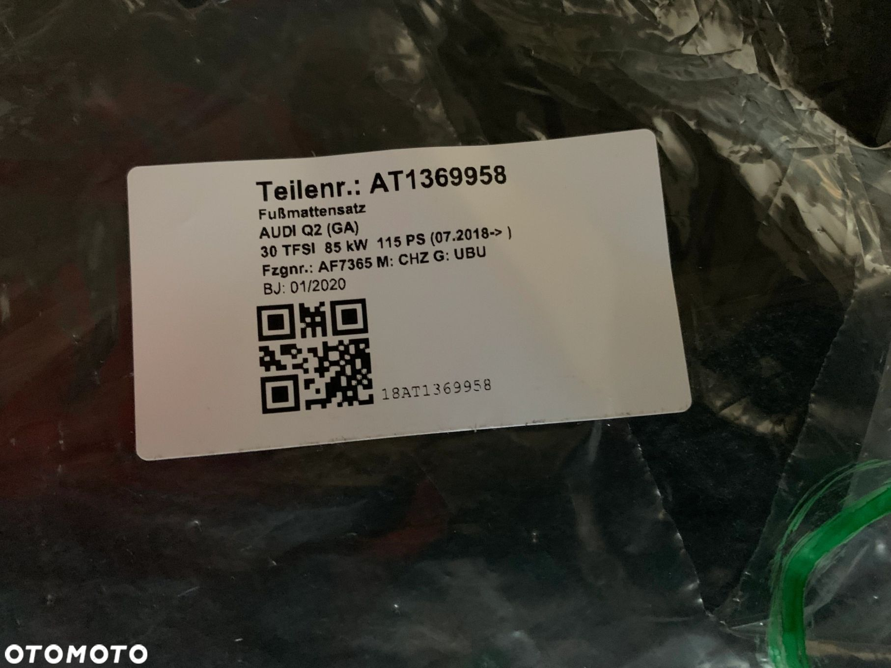 DYWANIKI WELUROWE AUDI Q2 81A JAK NOWE KOMPLET UK - 14