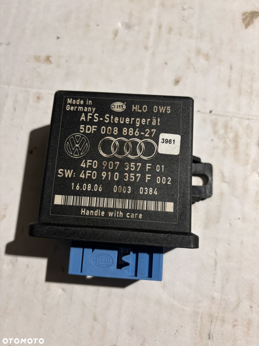 Sterownik moduł xenon Q7 Audi A6 C6 4F0 907 357 F - 1