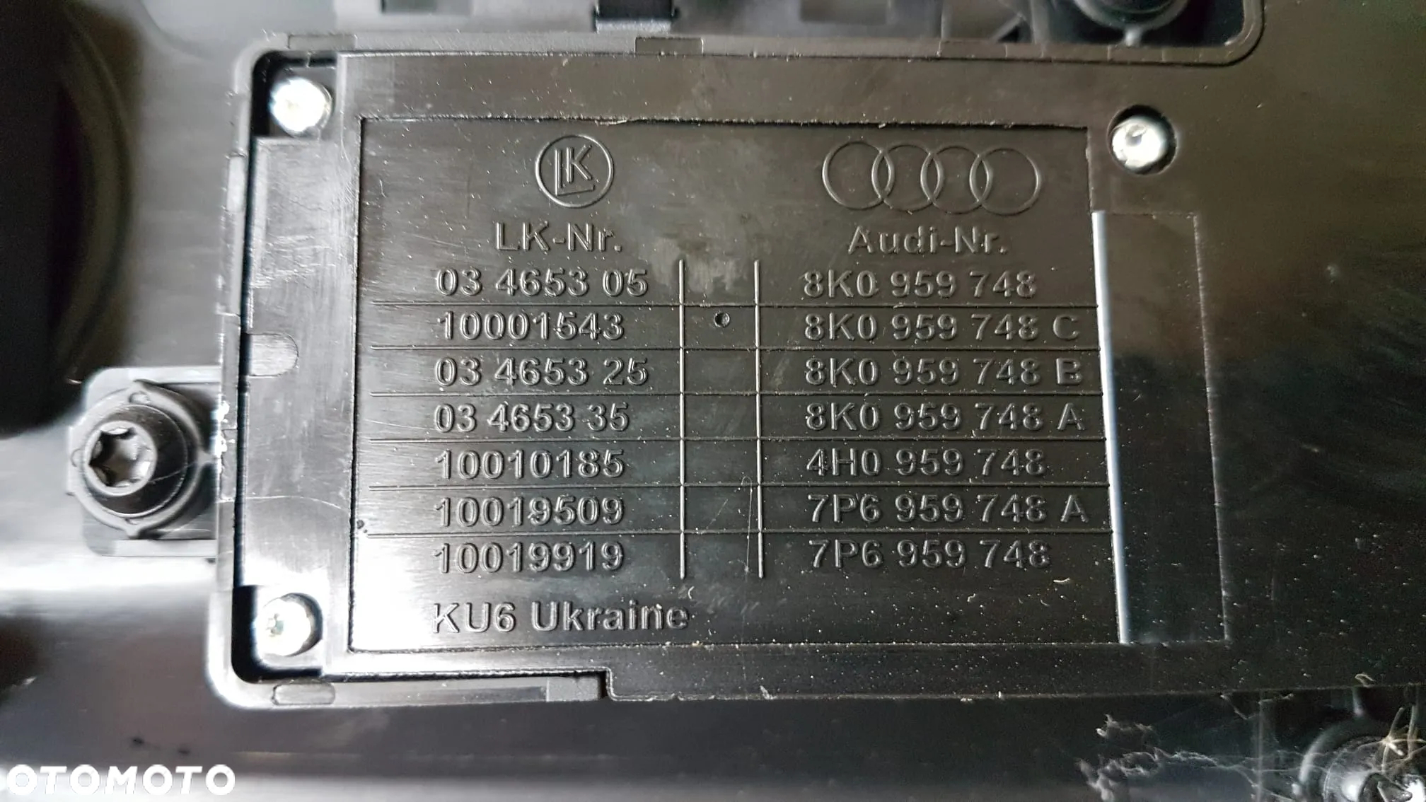 Elementy fotela prawego Audi SQ5 PODUSZKA SILNICZKI PODGŁÓWEK - 6
