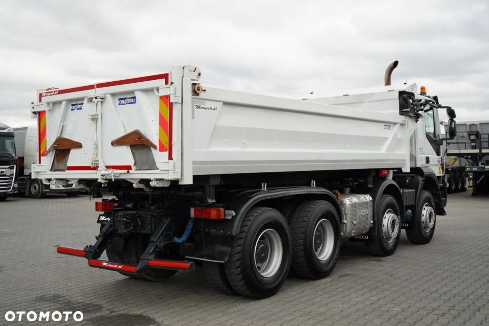 Iveco TRAKKER 450 / 8x4 / WYWROTKA / HYDROBURTA / BORDMATIC / EURO 6 / - 14