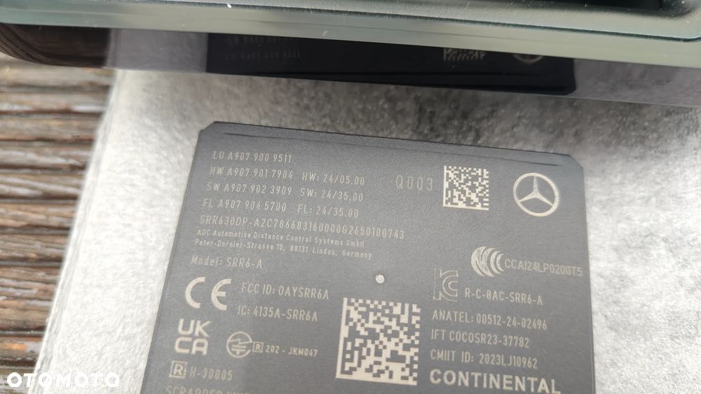 MERCEDES Sprinter w907 Moduł Radar Martwego Pola + Obudowa Nowy Oryginał - 11