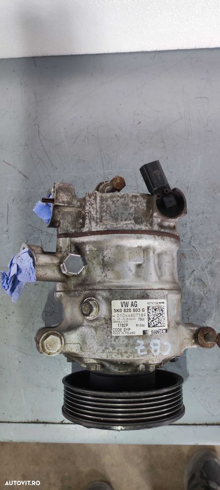 Compresor clima volkswagen vw golf 6 hatchback 1.2 CBZ cod 5K0820803G - 2