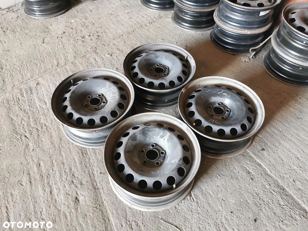 5X100 R16 6J ET31 FELGI STALOWE 16 VW SEAT SKODA AUDI KOMPLET - 3