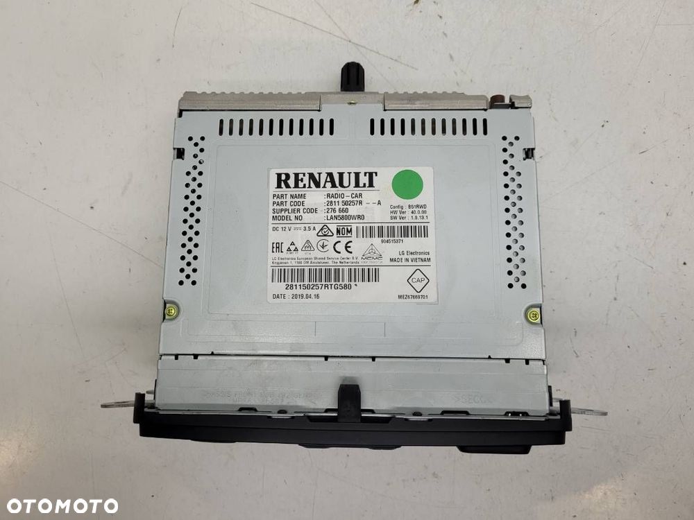 RADIO NAWIGACJA WYŚWIETLACZ DACIA DUSTER II 281150257 EUROPA - 5