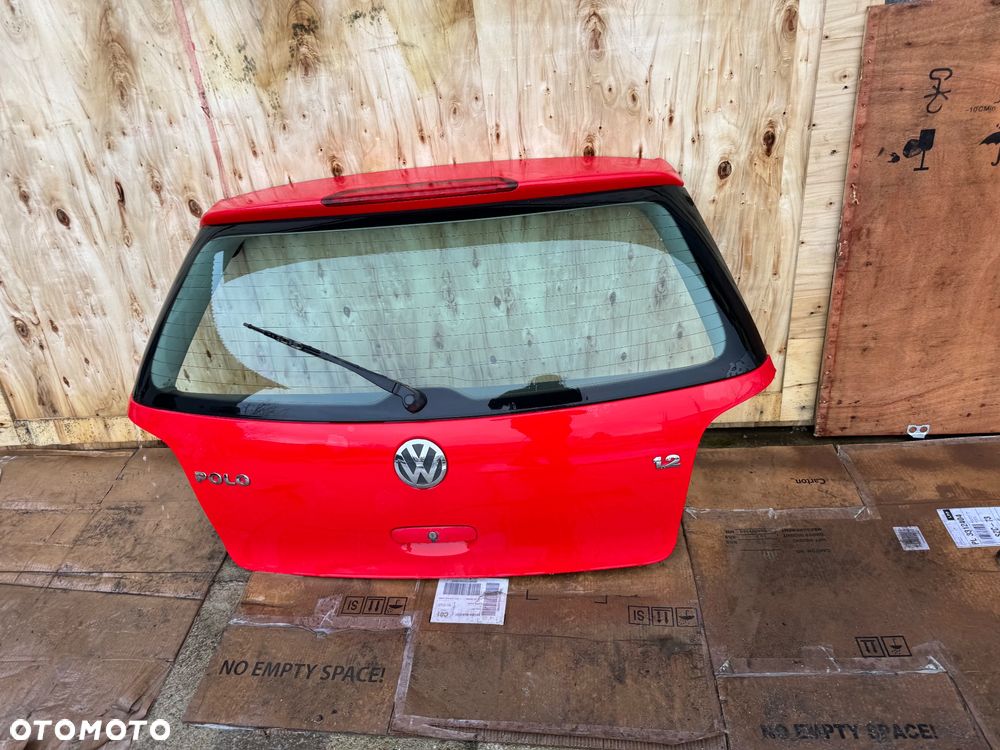 Vw Polo czerwone LP3G czerwony klapa bagażnika drzwi - 4
