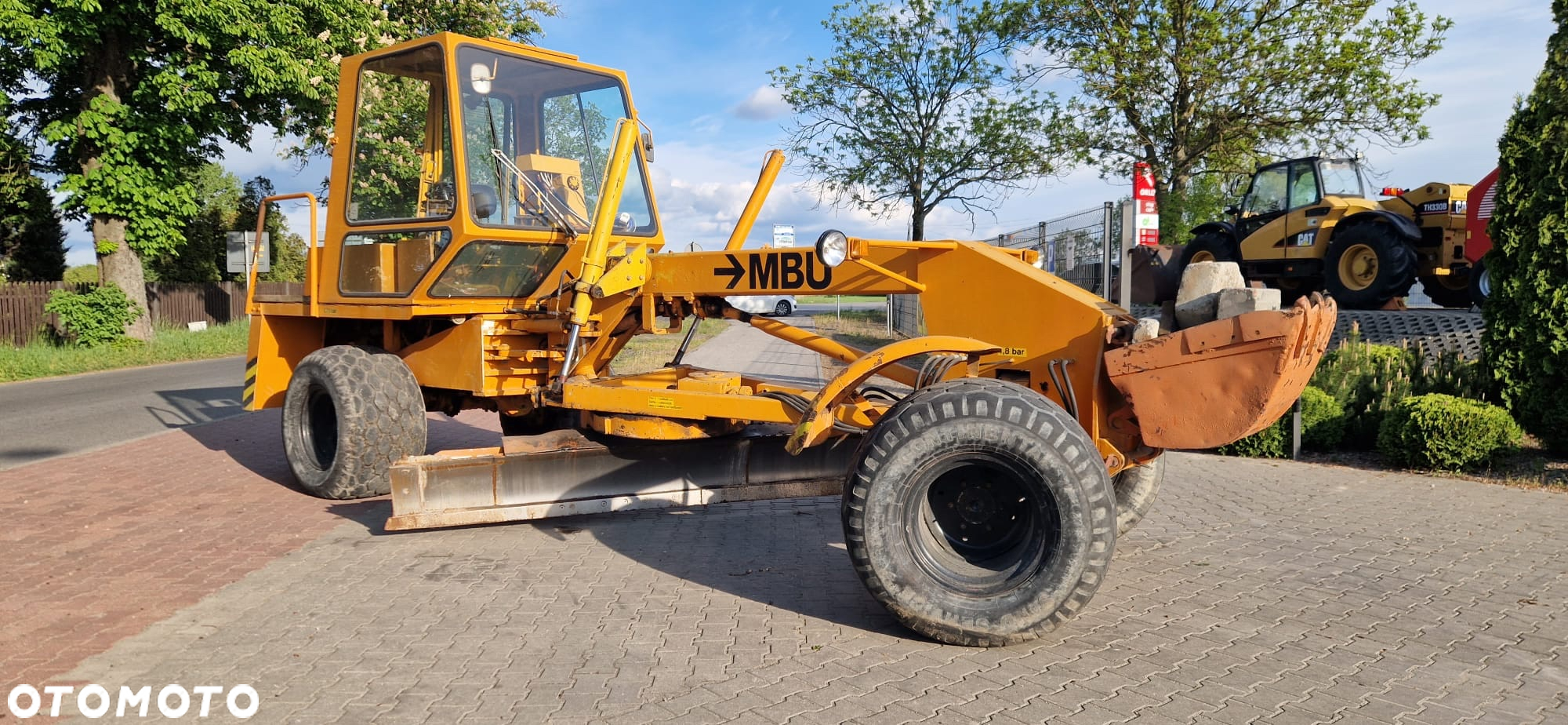 Caterpillar MBU G6 Równiarka drogowa Spych Ładowarka - 9