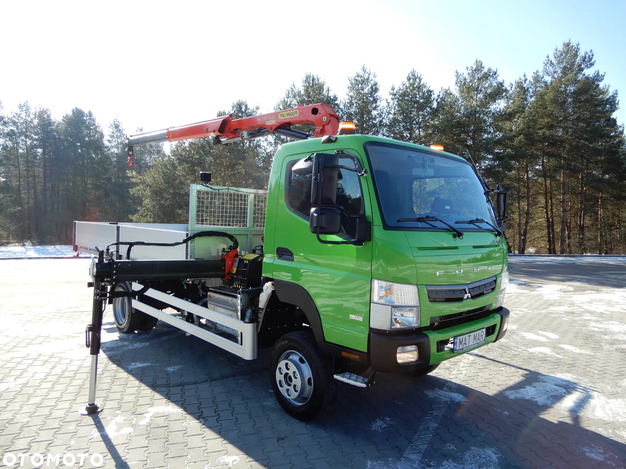 Mitsubishi FUSO CANTER 6C18 4X4 PALFINGER HDS 3.300 Udźwig Żuraw 6,2 m Skrzynia Załadowcza 8 E.Palet 4.26 Cm Stan Jak Nowy Jedyny Taki UNIKAT OKAZJA - 8