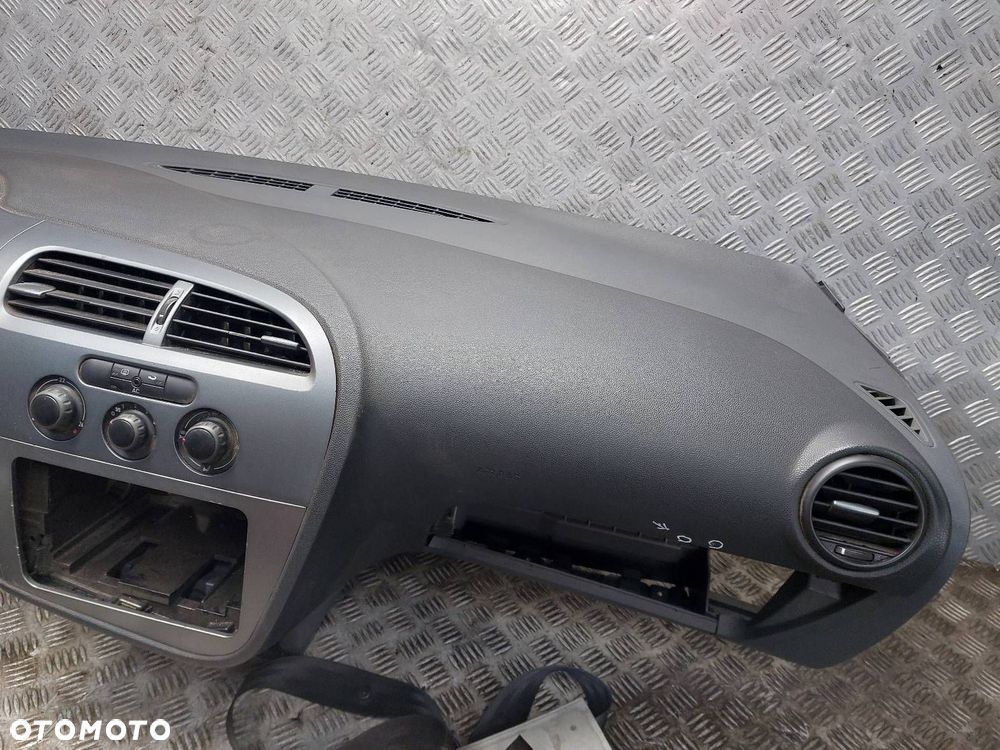 ZESTAW AIRBAG KOKPIT DESKA MODUŁ PODUSZKI PASY SEAT LEON II 1P0880201 - 3