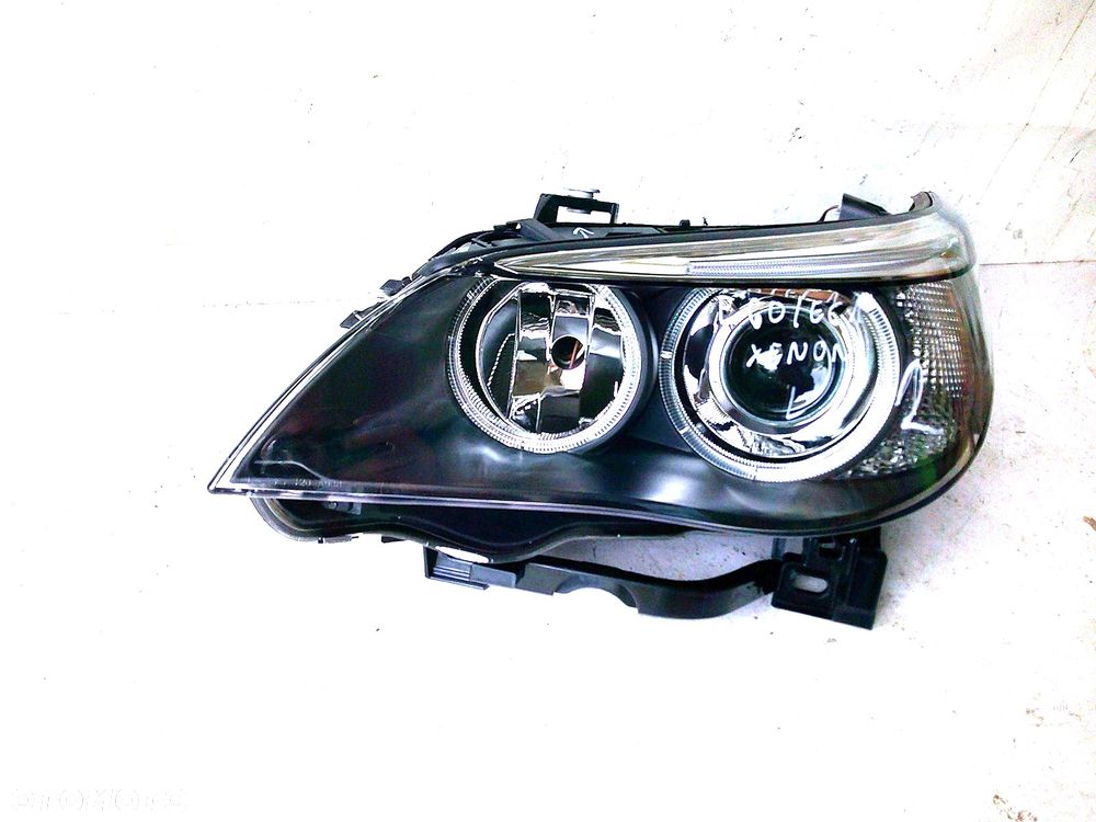 bmw 5 e60 e61 lampa przód lewa przednia ksenon xenon - 9
