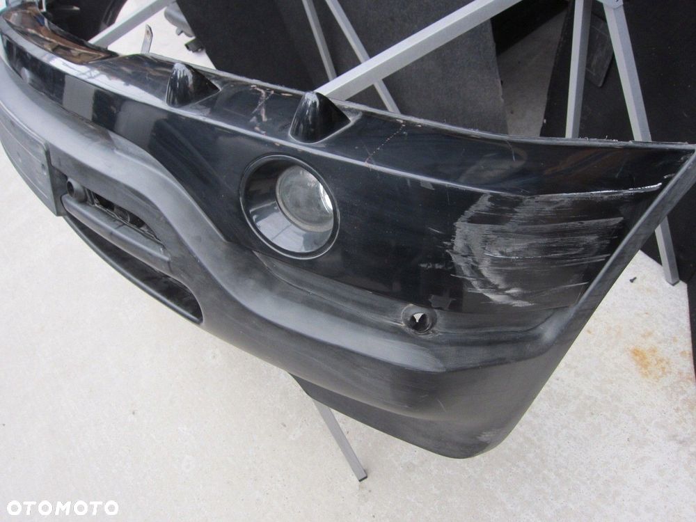 BMW X5 E53 ZDERZAK PRZEDNI PRZÓD 475 CZARNY KPL - 4
