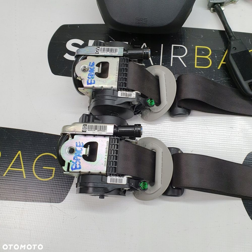 RENAULT ESPACE 5 DESKA ROZDZIELCZA KONSOLA KOKPIT PULPIT PODUSZKI AIRBAG AIR BAG PASY KIT SET - 11