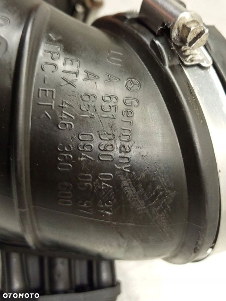 Rura dolotowa turbiny Powietrza Mercedes-Benz C W204 2.2 CDI A6510940697 - 12