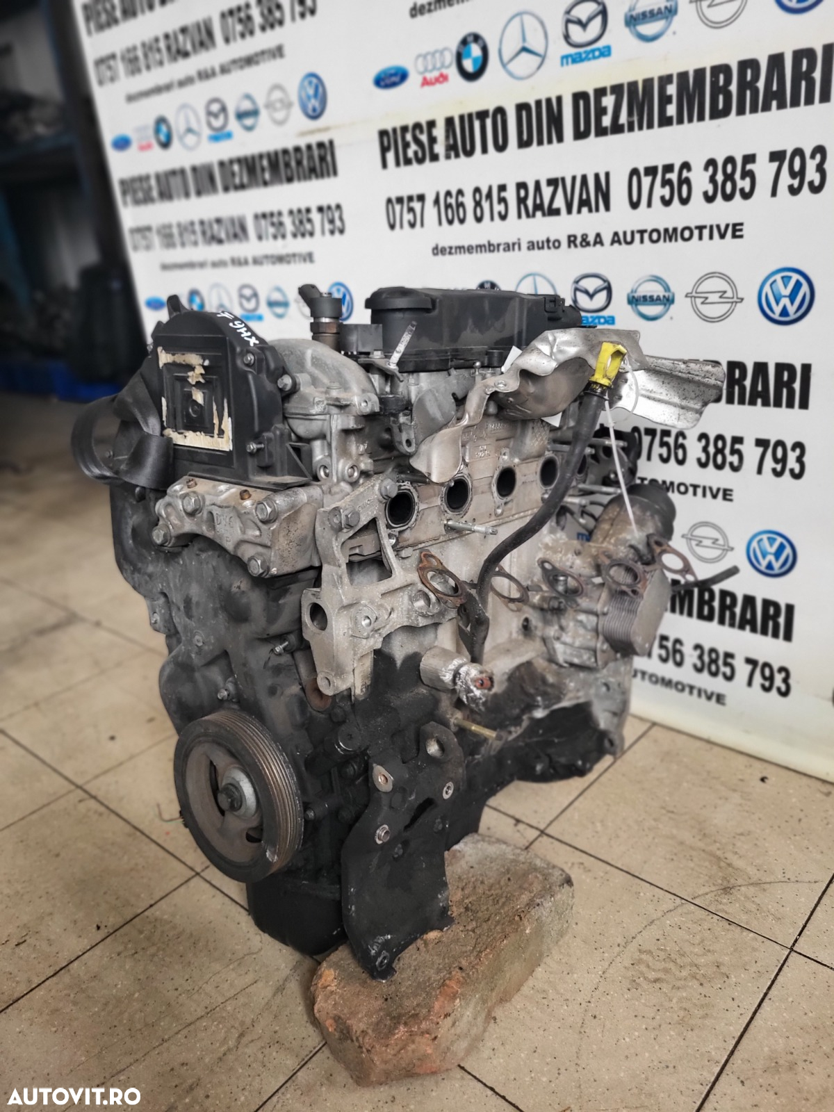 Motor 1.6 Tdci Hdi 90 CP Citroen Peugeot Ford Focus C Max 407 307 C4 C5 Etc An 2004-2005-2006-2007- - 2
