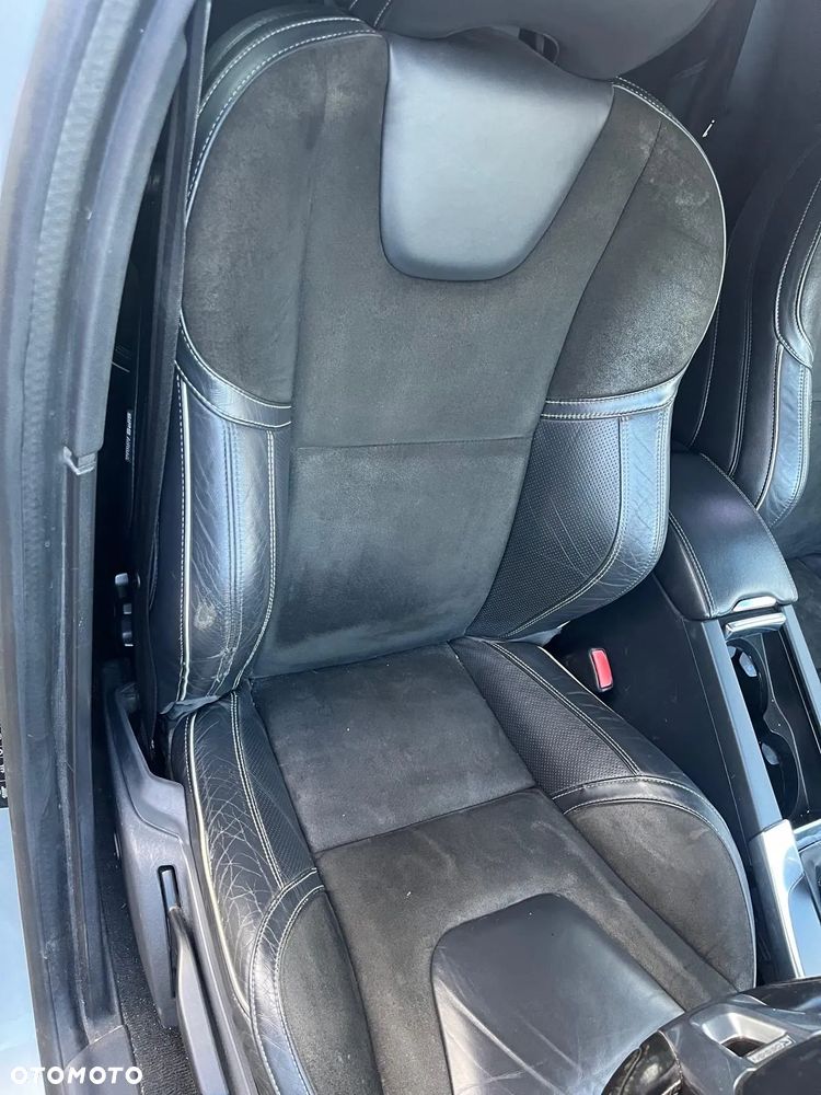 fotele fotel kanapa skora skory alcantara volvo v60 10-17 bardzo ladne r-design rdesign - 2