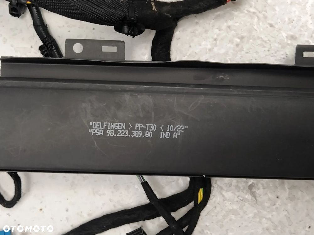 PEUGEOT 208 II PRZEWODY KABLE INSTALACJA WIĄZKA KABINY WNĘTRZA ORYGINAŁ - 15