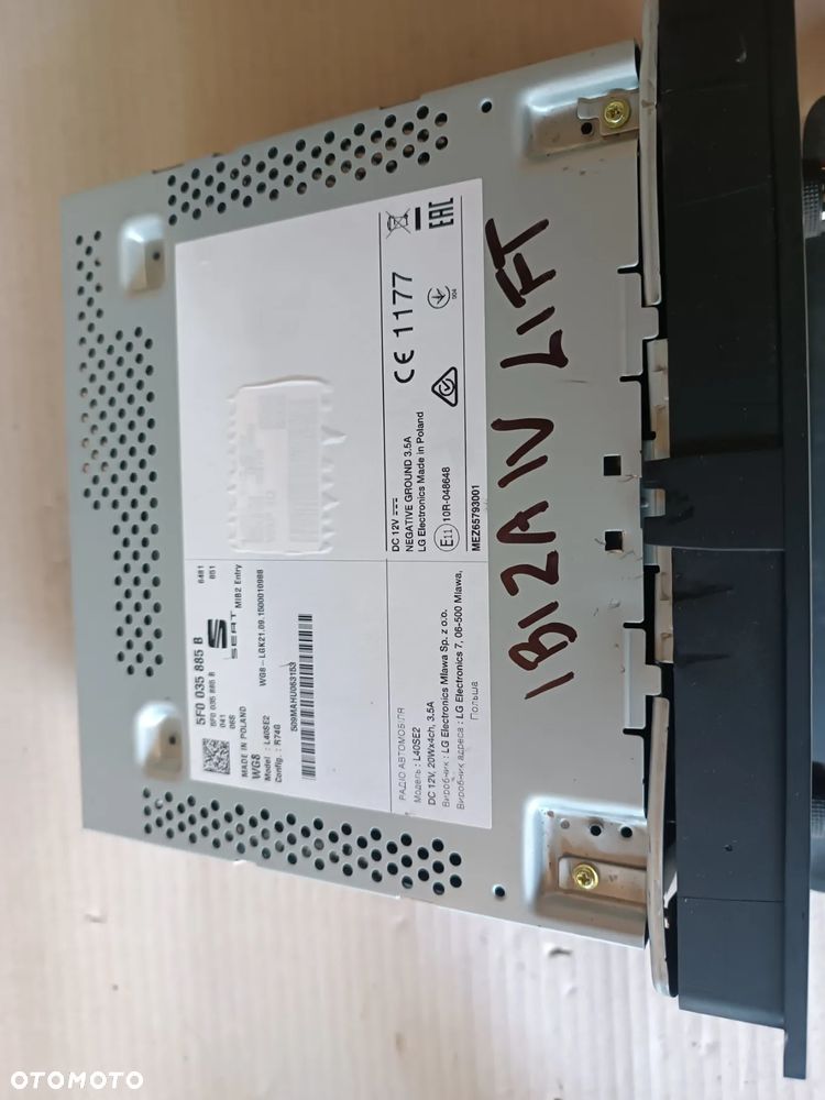 RADIO PANEL RAMKA SEAT IBIZA IV LIFT - 2