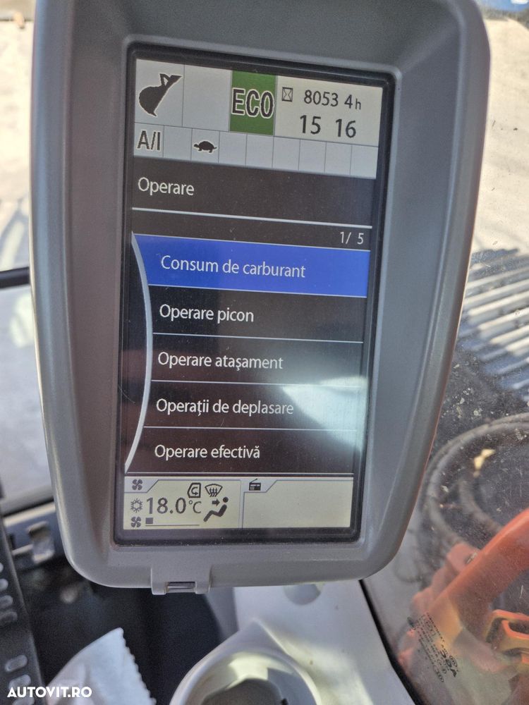 Hitachi ZX350LC, 8.053h, 40 tone, lung brate 20m, ad sapare 18m, cupa 1mc, contragreutate, senile late, consum mediu 25l/h, AC, protectie cabina, 3 pompe hidr Hitachi, revizie hidr efectuata, PROMOTIE 109.900 EUR+Tva - 34