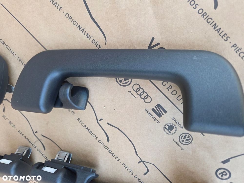 AUDI OE A6 S6 RS6 A7 S7 RS7 C8 S-LINE RĄCZKI PODSUFITKI CZARNE KOMPLET - 4