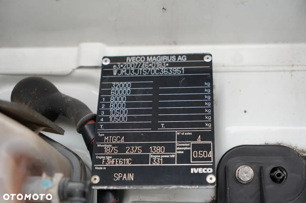 Iveco TRAKKER / 8x4 / WYWROTKA / HYDROBURTA / BORDMATIC / EURO 6 / MEILLER KIPPER - 37