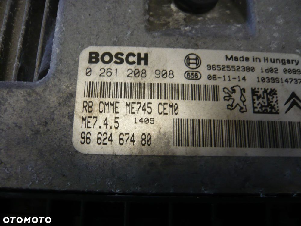 komputer sterownik silnika 9662467480 citroen xsara picasso - 2
