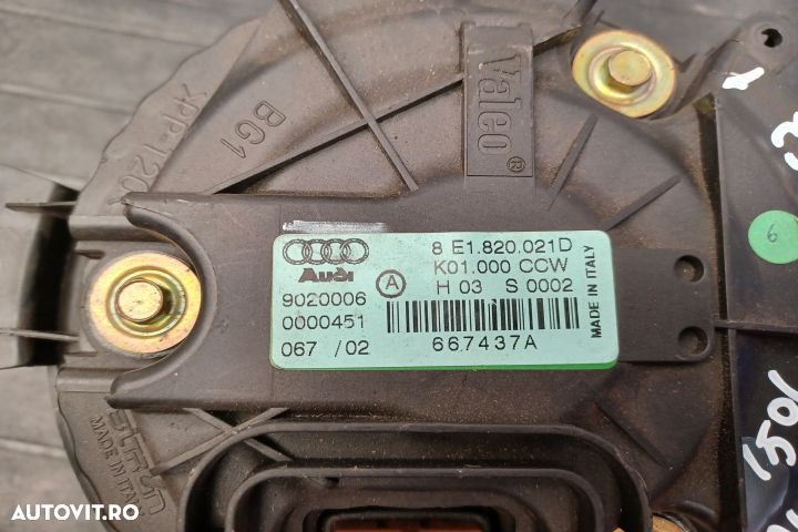 Ventilator aeroterma 8E1820021D 8E1820021D Audi A4 B6 [2000 - 2005] A - 3