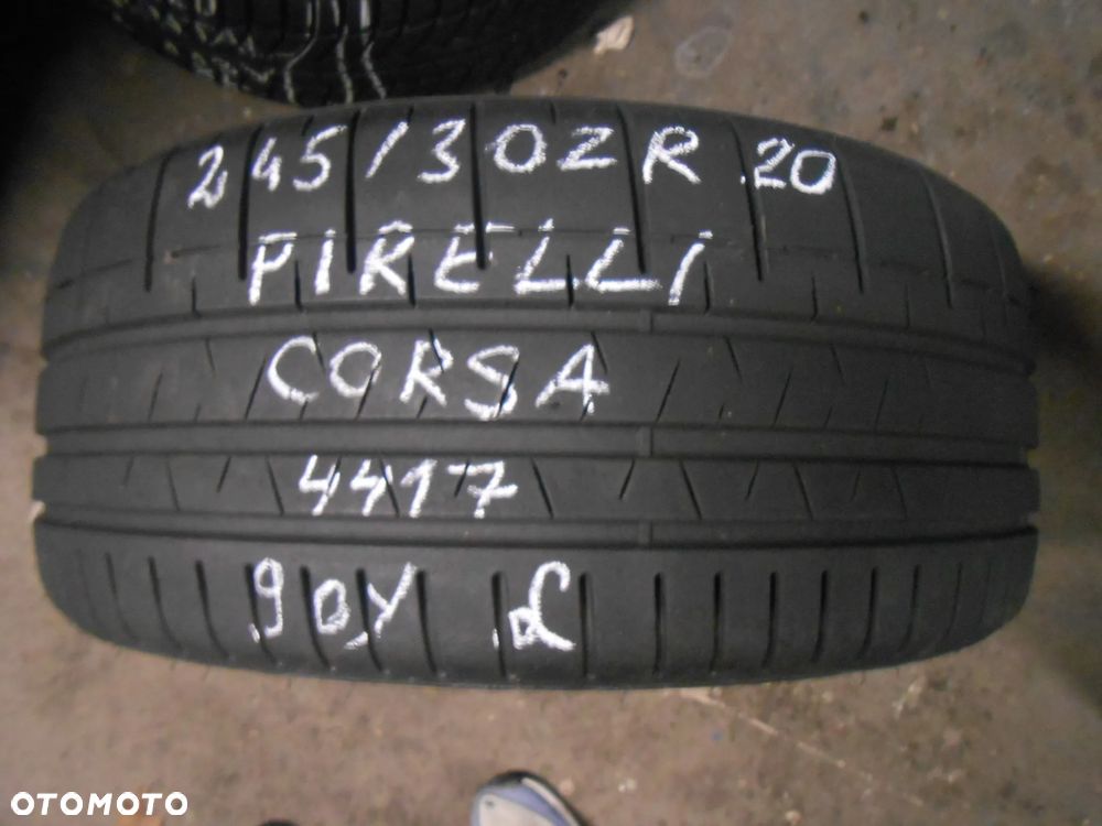 OPONA POJEDYNKA 245/30R20 PIRELLI PZERO CORSA DOT 4417 6.9MM - 1