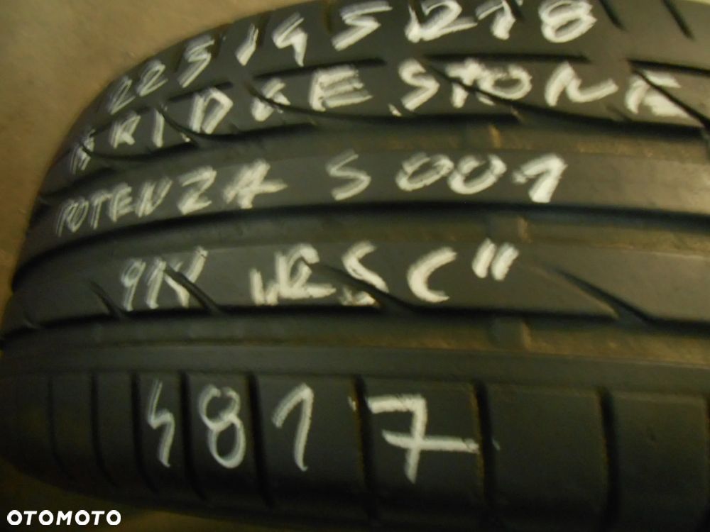 OPONA POJEDYNKA 225/45R18 BRIDGESTONE POTENZA S001 RSC DOT 4817 7.1MM - 1