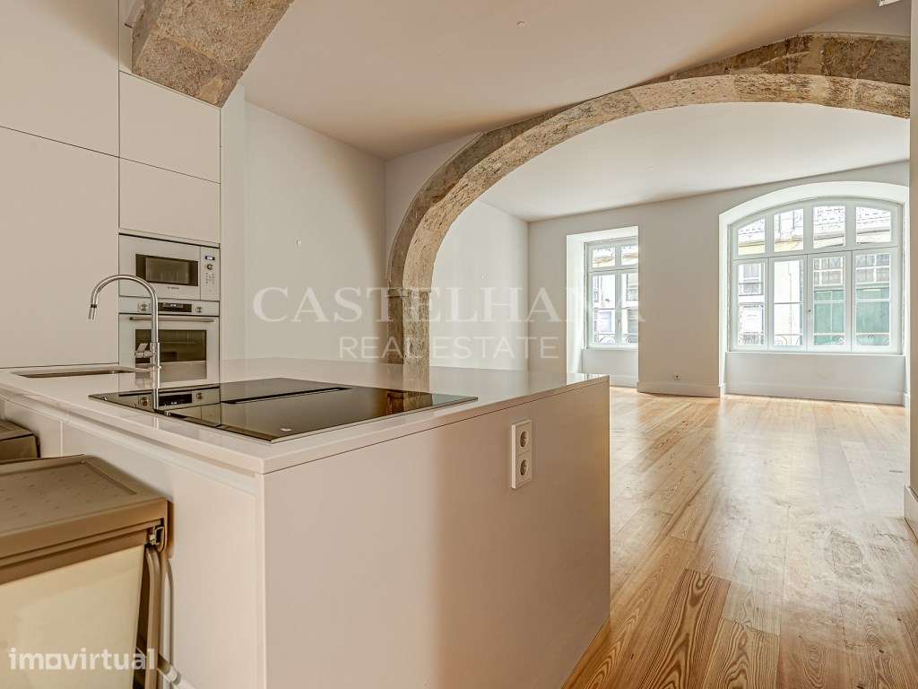 Apartamento T1 no Chiado, Lisboa, com pátio privativo e licença AL - Grande imagem: 3/20