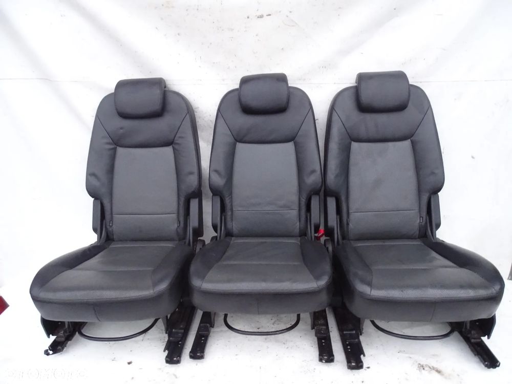 FOTEL FOTELE TYŁ TYLNE DRUGI RZĄD SKÓRA FORD GALAXY MK3 S-MAX MK1 F-VAT - 1