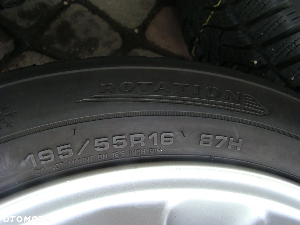 a427 5x112 Mercedes Klasa-A w169 Klasa-B W245 190 W201 6Jx16 et46 opony zimowe 195/55 R16 - 10