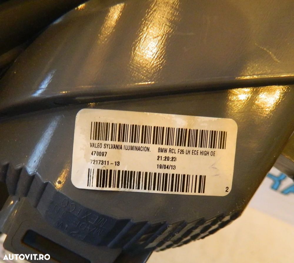 Stop LED stanga aripa spate  BMW X3 F25 LCI model 2011-2017 cod 7217311-13, stop hayon cod 7217313-13 - 5