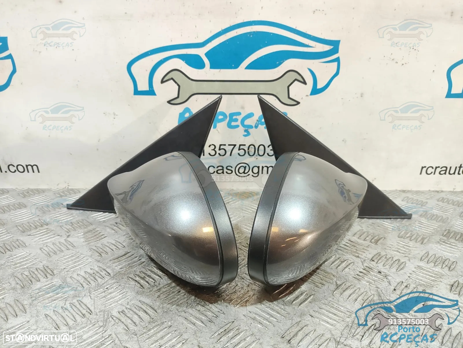 Espelhos Retrovisores Esquerdo + Direito BMW Serie 1 E87 - 51167268305 | 7268305 | 51167268306 | 7268306 - Aquecido | Eletrico | Espelho | Retrovisor - 2