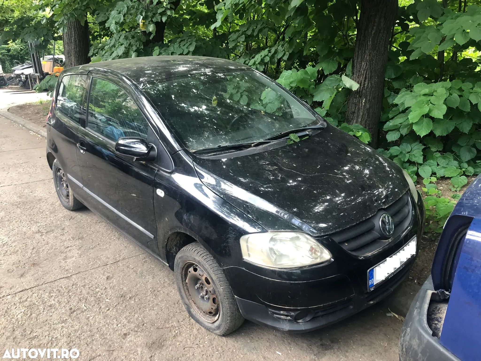 Usa dreapta fata VW Volkswagen FOX 2005 negru - 1