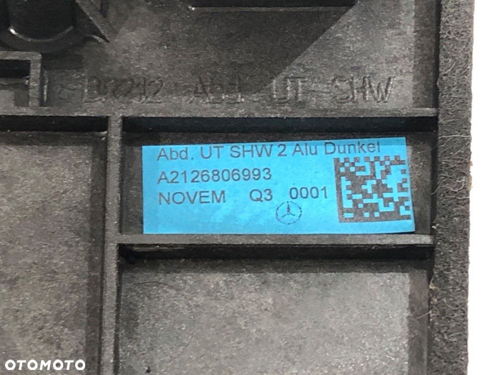 LISTWY DEKOR  MERCEDES-BENZ KLASA E (W212) 2009 - 2016 E 300 Hybrid / BlueTEC Hybrid (212.098) 150 - 15