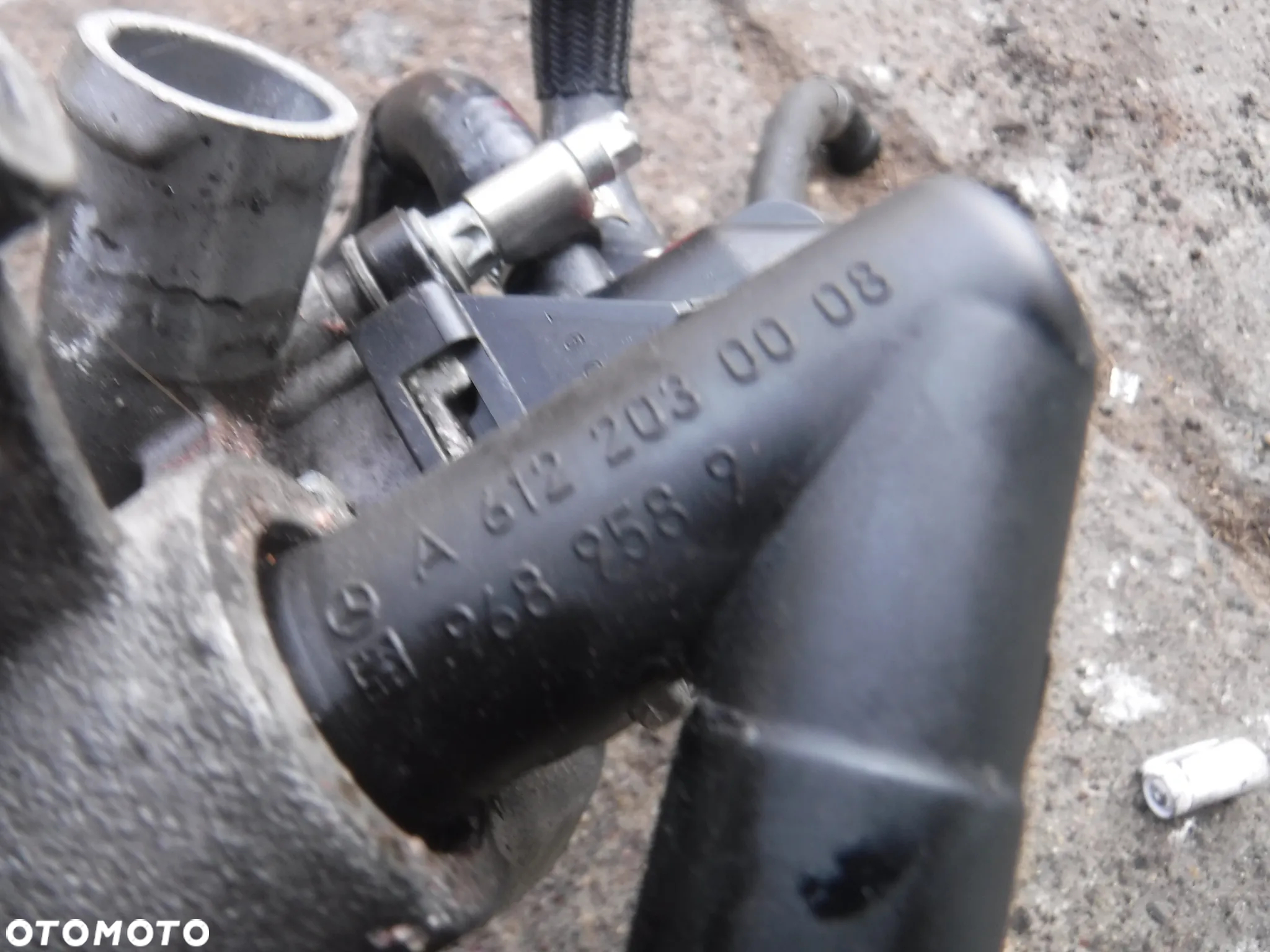 Mercedes ML W163 2.7 podgrzewacz kruciec A6122030008 przewod chlodnica egr - 3