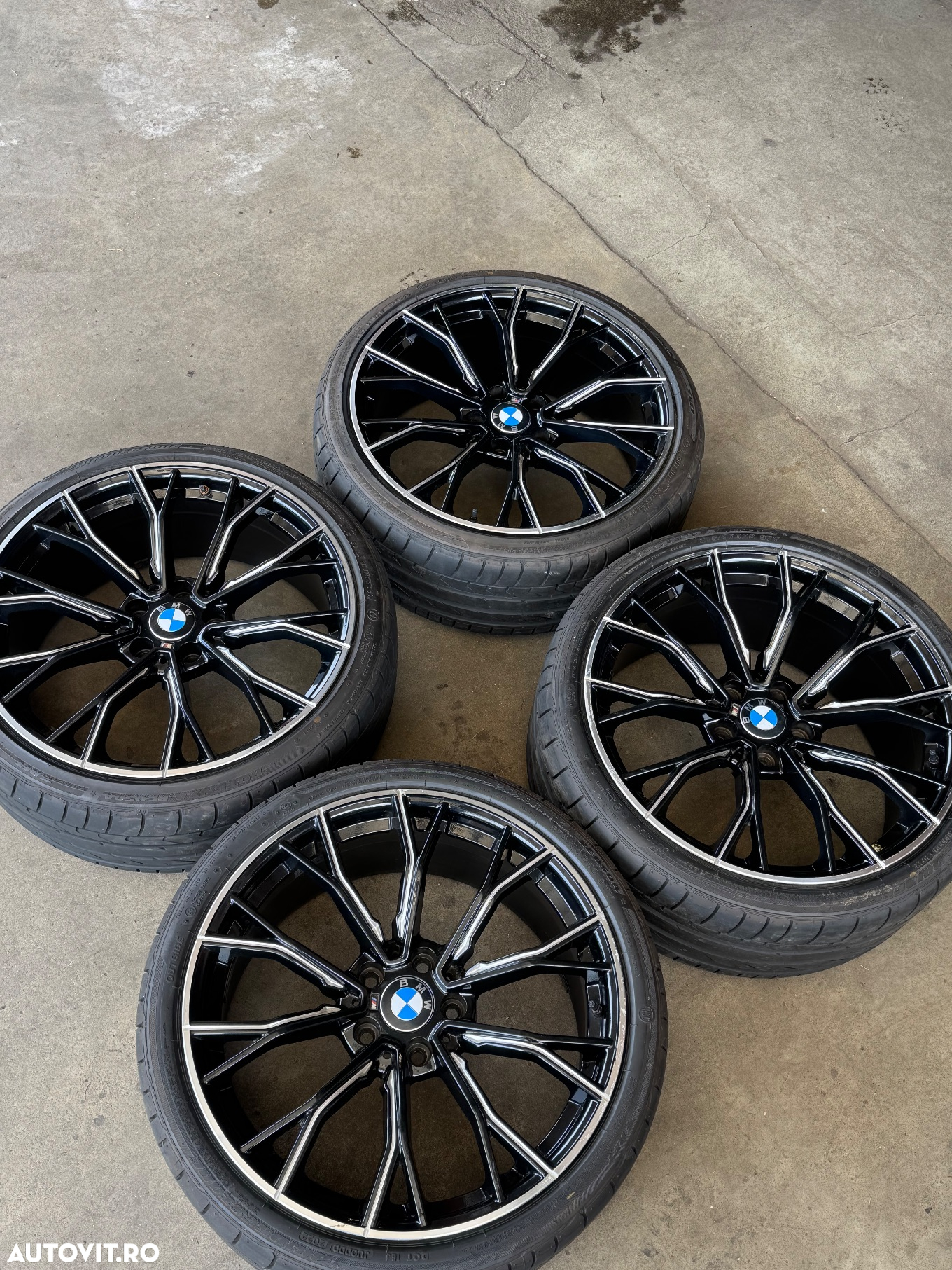 Vând jante BMW seria 5 pe 20” cu anvelope runflat de vară - 2