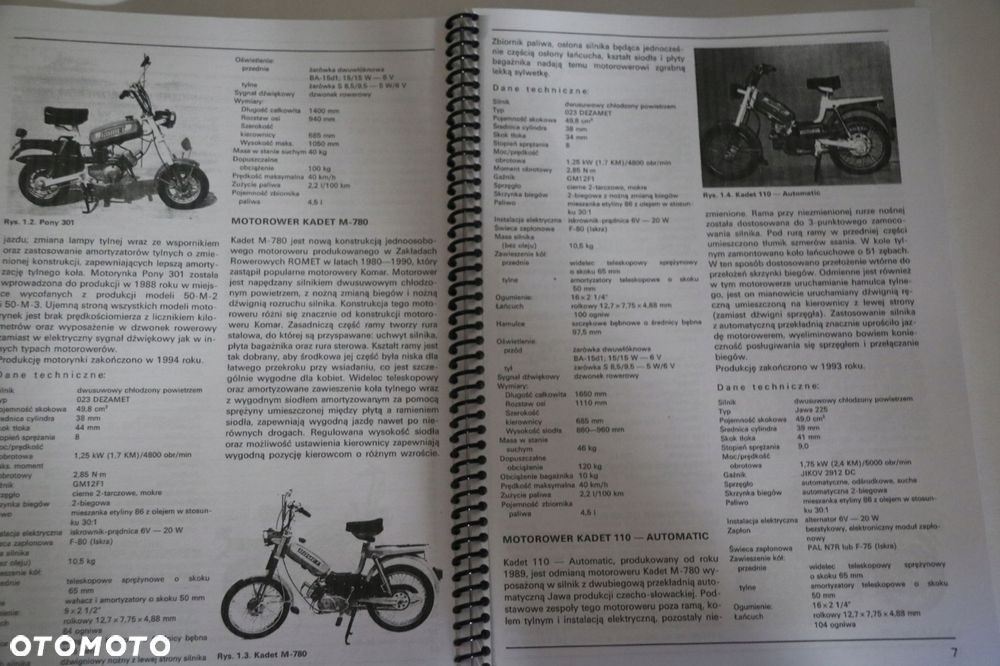książka instrukcja obsługi romet komar motorynka - 4