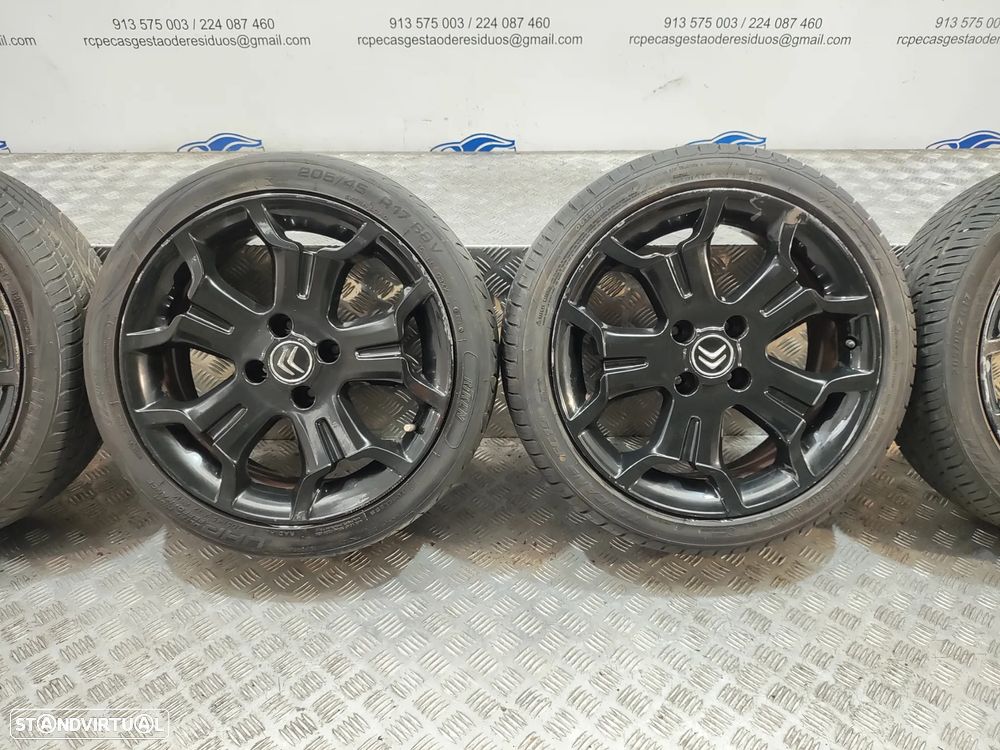 Conjunto de jantes Ronal originais Citroen DS3 DS Sport 7J ET25 4x108 - 4