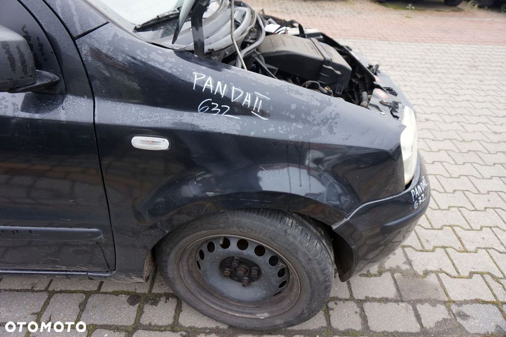 BŁOTNIK PRZEDNI PRAWY PANDA II 632  CZARNY FIAT 2003-2012 - 2