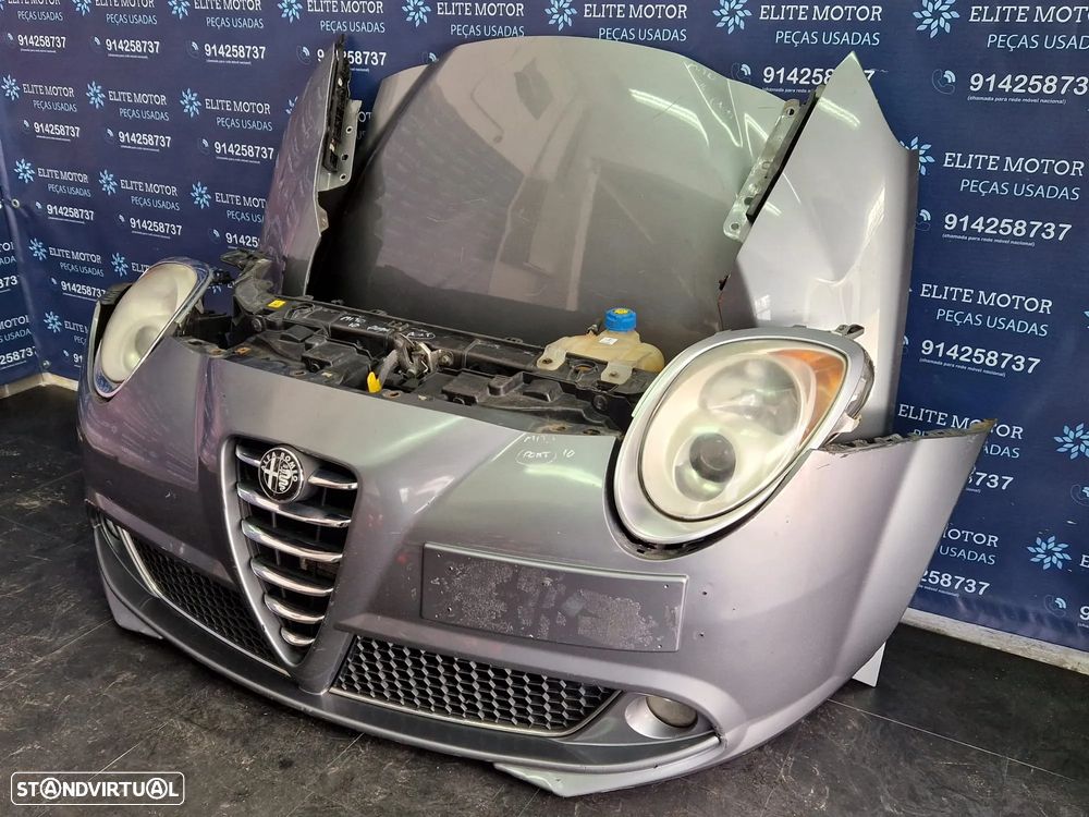 Frente completa usada ALFA ROMEO MITO 1.3 JTD capot parachoques guardalamas oticas radiadores - 2